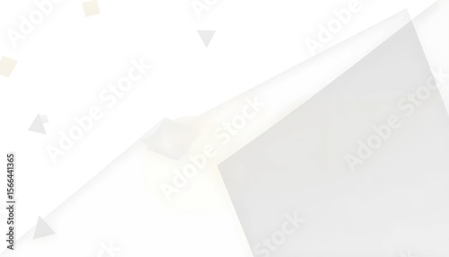 modern abstract with overlapping translucent triangles