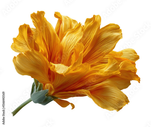 Vibrant yellow flower bloom nature beauty