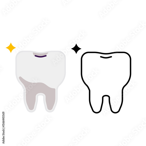 Tooth vector illustration