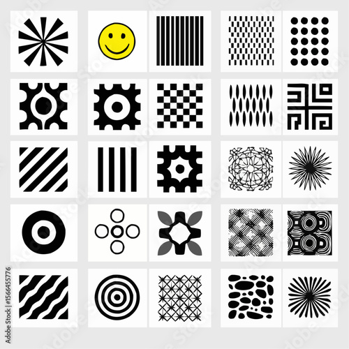 set of vector elements for design