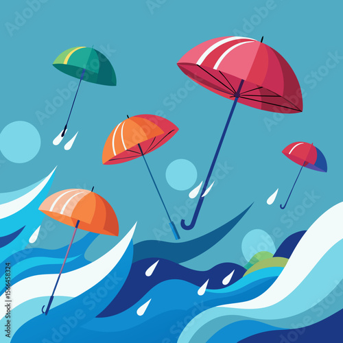 umbrellas-in-wind-current