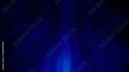 Abstract Blue Light and Stars