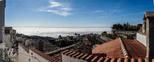 Tableau sur toile mount san michele foggia italy