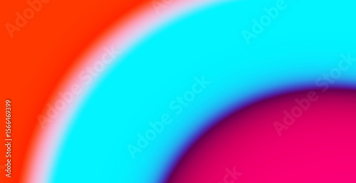 abstract colorful background, panoramic whith circles