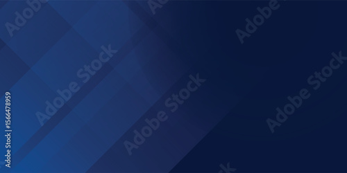 Black dark navy blue silver abstract pattern background. Geometric shape. Line triangle angle fold polygon diamond 3D modern