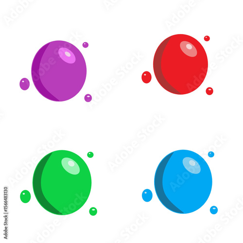 different molecules representation rd color substance  molecule compound .eps