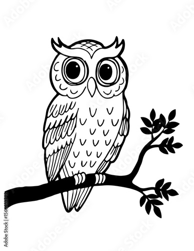 Owl embarks on a midnight quest to uncover ancient forest secrets. cartoon