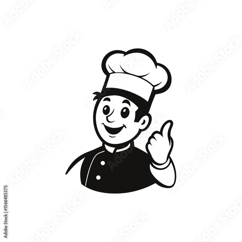 chef with a tray