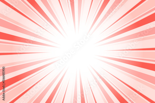 Abstract crimson red sunburst and ray wallpaper design. Sunburst sun ray background. Sun flare vector.