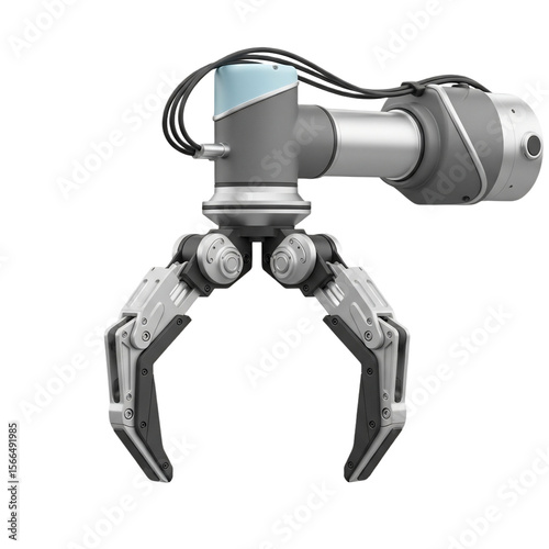 Robot Claw Arm Isolated on White