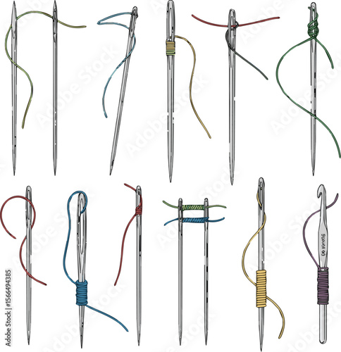 Create a kinds of deferent equipment, isolated, tool, set, metal, dental, tools, white, illustration, medicine, steel, vector art with white background.