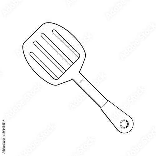Spatula Outline Coloring Page