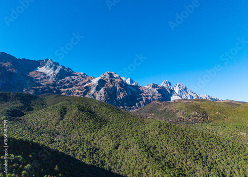Wallpaper Mural The scenery of Yulong Snow Mountain in Yunnan Torontodigital.ca