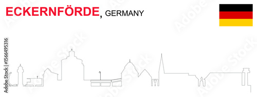 Eckernförde Skyline " NO AI "