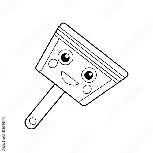 Window Squeegee Coloring Page