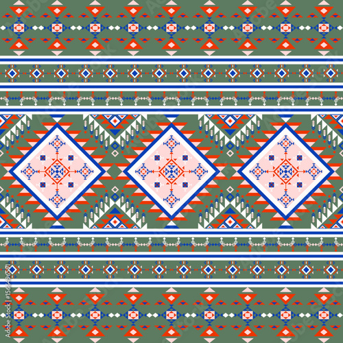 Geometric Ethnic pattern,
Native American tribal fabric, tile, carpet, vector,
illustration design, on background, Pattern fabric pixel, design for background, clothing, decorative, drapery, cloth