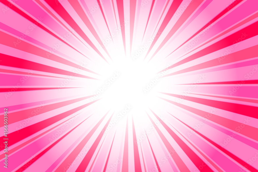 Abstract crimson red sunburst and ray wallpaper design. Sunburst sun ray background. Sun flare vector.
