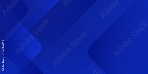 Abstract blue background with glowing geometric lines. Modern blue gradient square shape design. Futuristic technology concept. Suit for brochure, corporate, website, poster, banner, cover modern