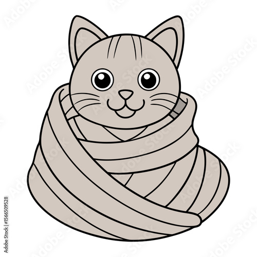 black cat cartoon