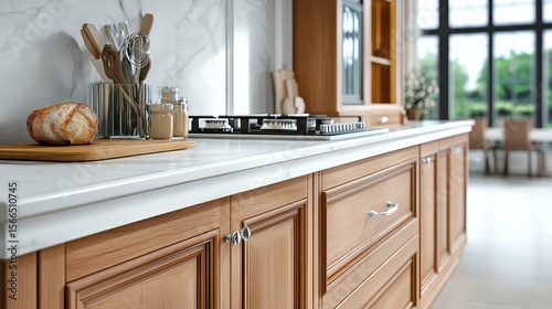 realistic cabinet kitchen counter