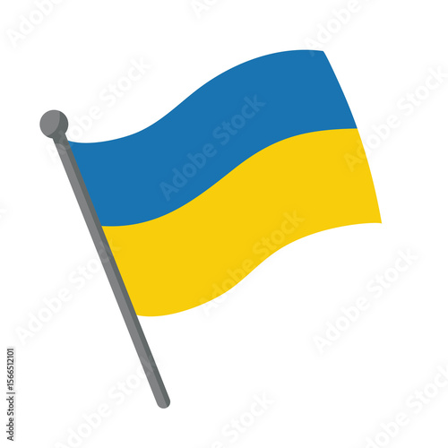 Ukraine flag vector, ukraine flag clip art, ukraine flag icon vector
