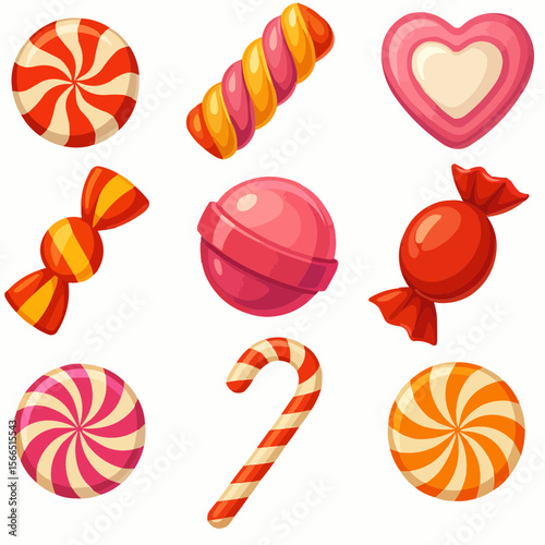 set of candy canes