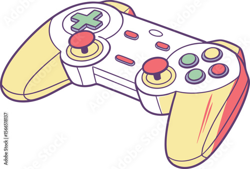 Game Controller Illustration for Gaming and Technology Designs. High Quality Game Controller for Digital and Print Media Projects. Modern Game Controller Graphic for Branding and Marketing Use
