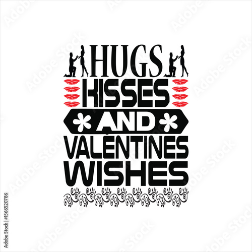 hugs kisses and valentines wishes