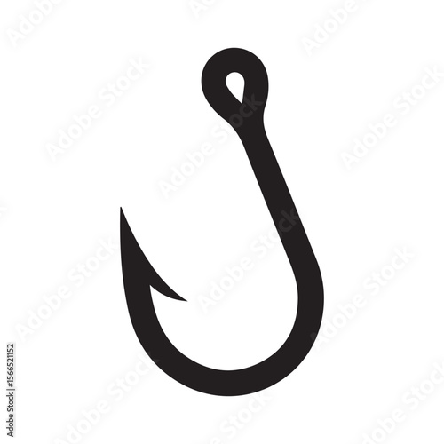 fishing hook vector illustration