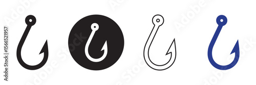 fishing hook vector illustration