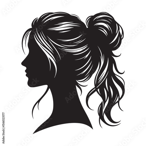 girl with long hair
