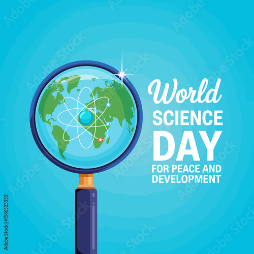 Celebrating World Science Day A Digital Illustration of Global Scientific Discovery