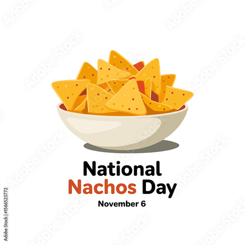 Celebrating National Nachos Day A Minimalist Graphic Design