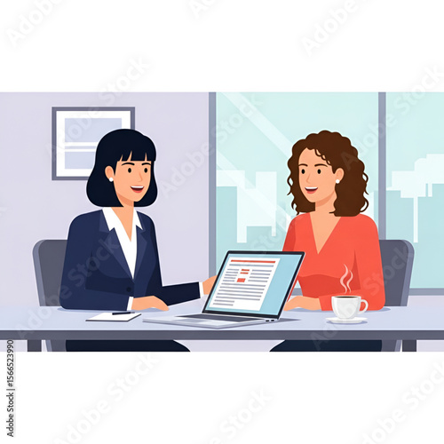 business people working together