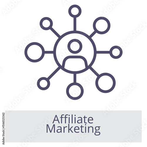 Affiliate Marketing Element For Design Graphic