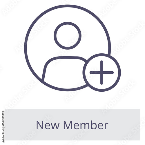 New Member Element For Design Graphic