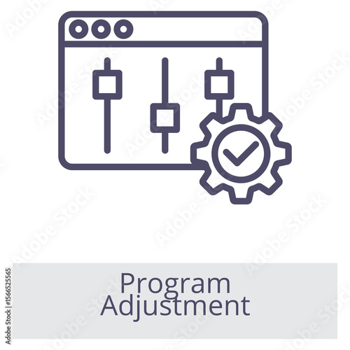 Program Adjustment Element For Design Graphic