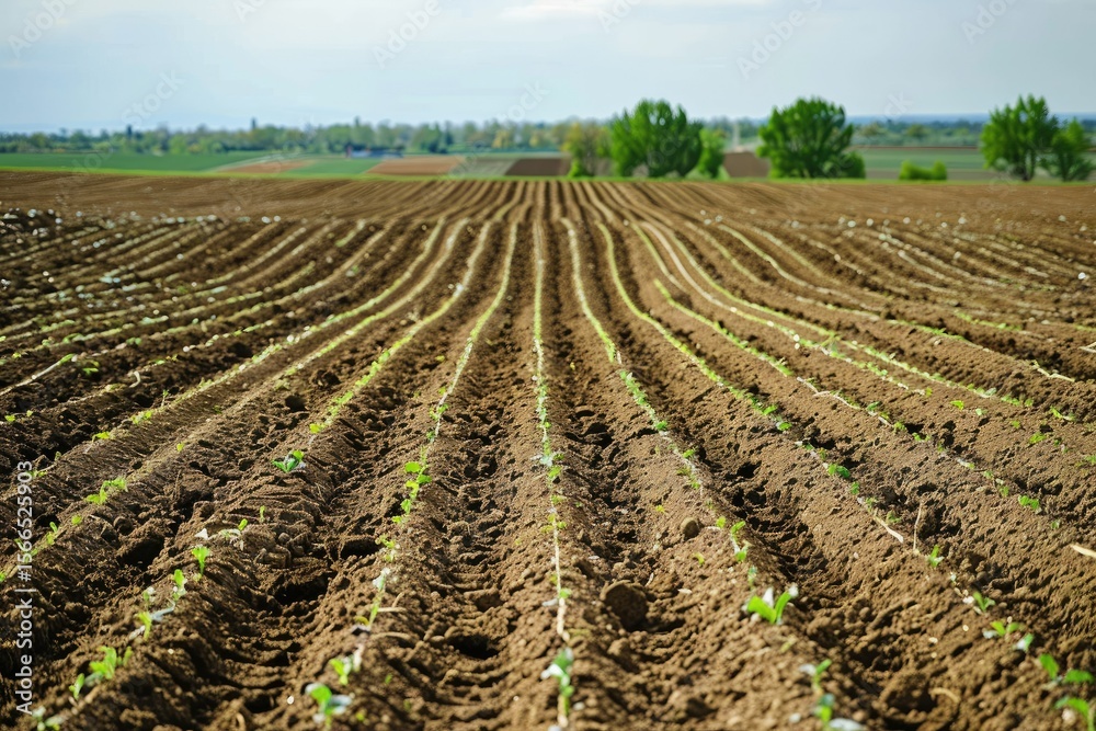 Clear Pixel Image of Fertile Agricultural Fields for Sowing and Growing Crops Clear Pixel Image of Fertile Agricultural Fields for Sowing and Growing Crops