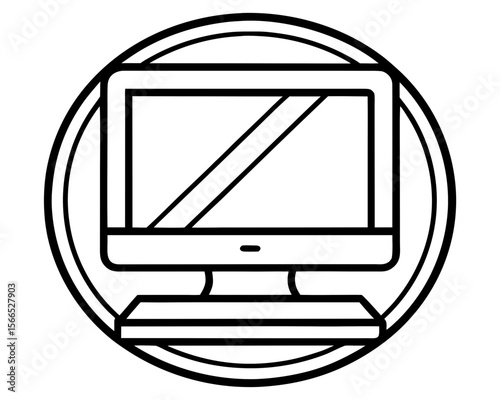 computer monitor icon