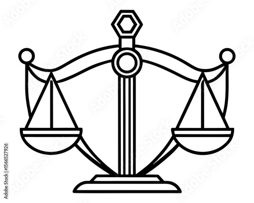 scales of justice vector