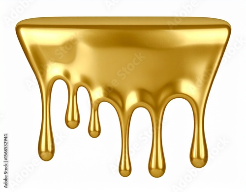 gold splash on white background