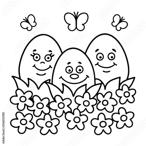 Easter coloring pages for toddlers


