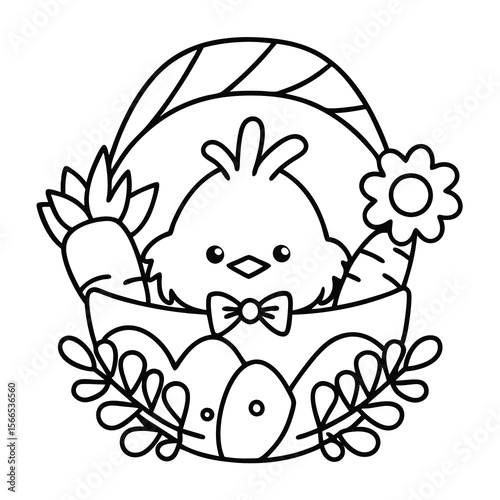 Easter coloring pages for toddlers

