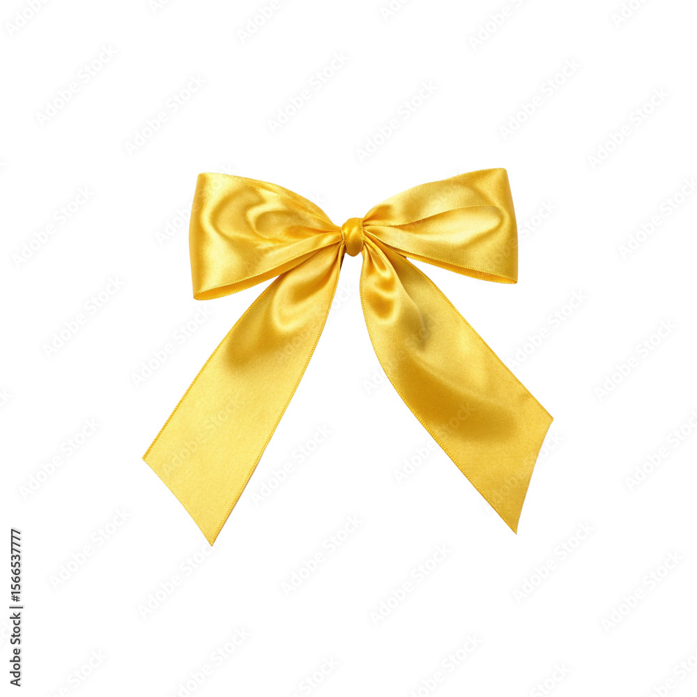 Elegant Golden Satin Ribbon Bow Decoration for Festive Occasions and Gift Wrapping Elegant Golden Satin Ribbon Bow Decoration for Festive Occasions and Gift Wrapping