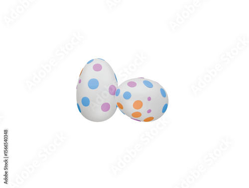 easter egg icon 3d illustration render