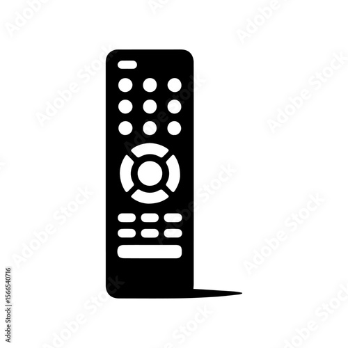 TV remote control. vector illustration