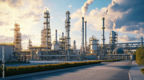 pipes petrochemical plant