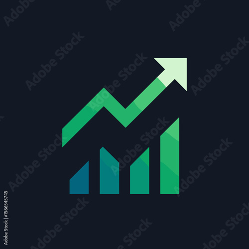 Ideal for investment or stock market branding.