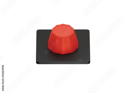 gelatina icon 3d illustration render