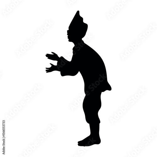 Aura of Traditional Movement. Silhouette Dance of Pacu Jalur Rowers United in Harmony, Rhythm, and Cultural Strength